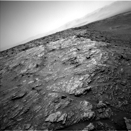 Nasa's Mars rover Curiosity acquired this image using its Left Navigation Camera on Sol 2480, at drive 2810, site number 76
