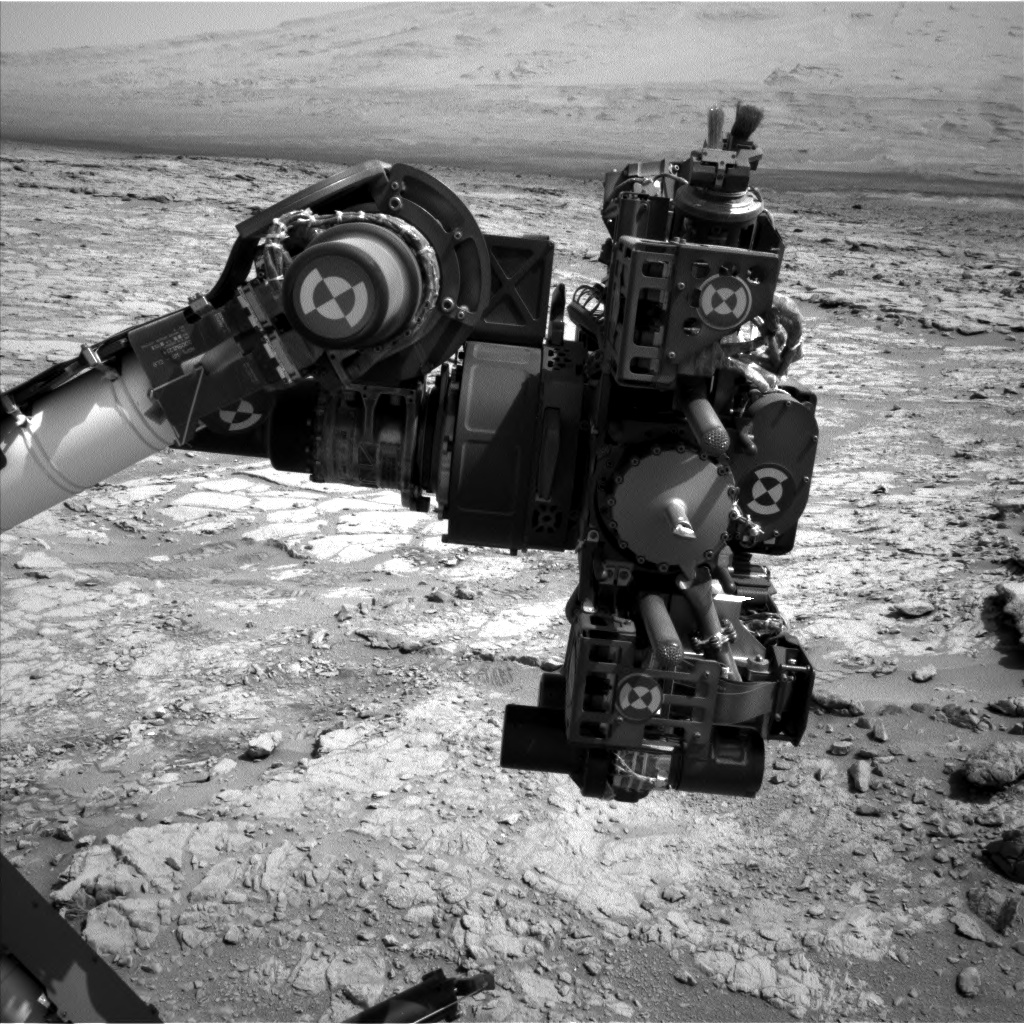 Nasa's Mars rover Curiosity acquired this image using its Left Navigation Camera on Sol 222, at drive 0, site number 6