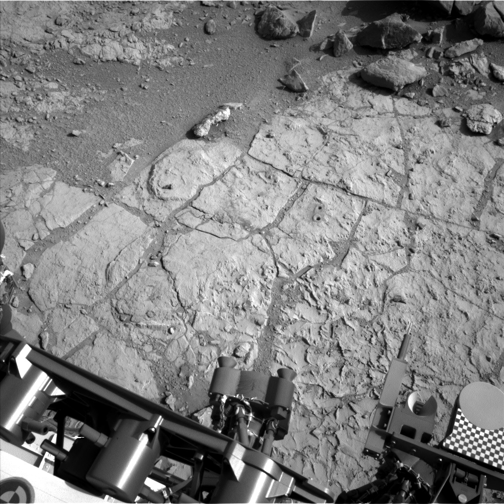 Nasa's Mars rover Curiosity acquired this image using its Left Navigation Camera on Sol 222, at drive 0, site number 6