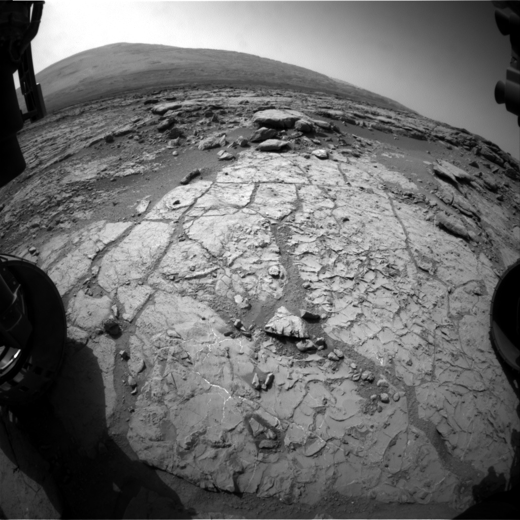 Nasa's Mars rover Curiosity acquired this image using its Front Hazard Avoidance Camera (Front Hazcam) on Sol 223, at drive 0, site number 6