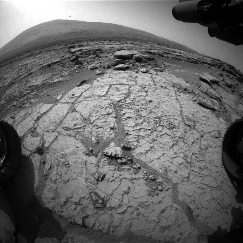 Nasa's Mars rover Curiosity acquired this image using its Front Hazard Avoidance Camera (Front Hazcam) on Sol 224, at drive 0, site number 6