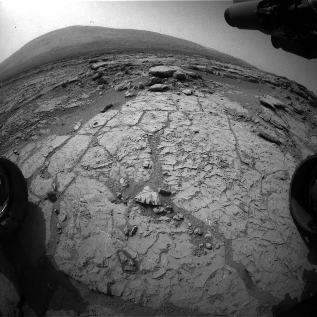 Nasa's Mars rover Curiosity acquired this image using its Front Hazard Avoidance Camera (Front Hazcam) on Sol 228, at drive 0, site number 6