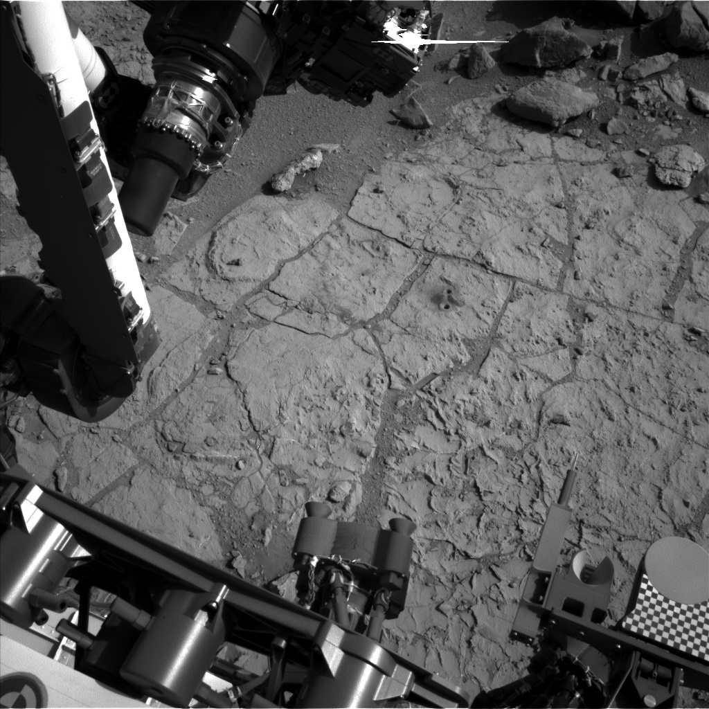 Nasa's Mars rover Curiosity acquired this image using its Left Navigation Camera on Sol 229, at drive 0, site number 6
