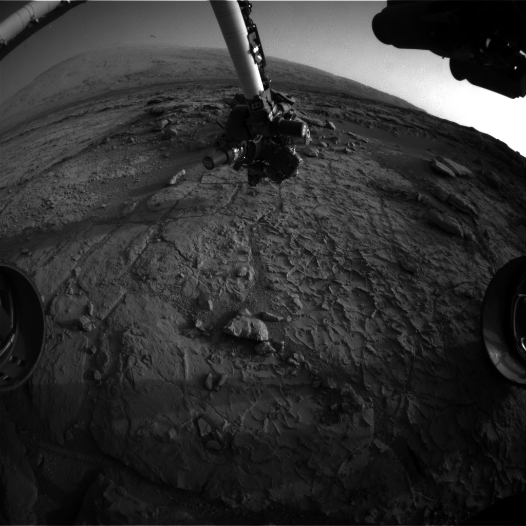 Nasa's Mars rover Curiosity acquired this image using its Front Hazard Avoidance Camera (Front Hazcam) on Sol 230, at drive 0, site number 6