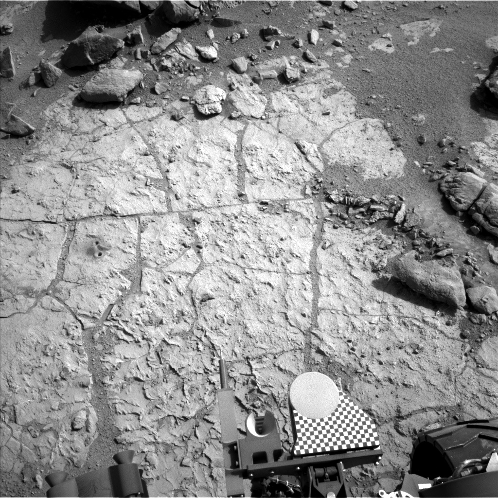 Nasa's Mars rover Curiosity acquired this image using its Left Navigation Camera on Sol 230, at drive 0, site number 6