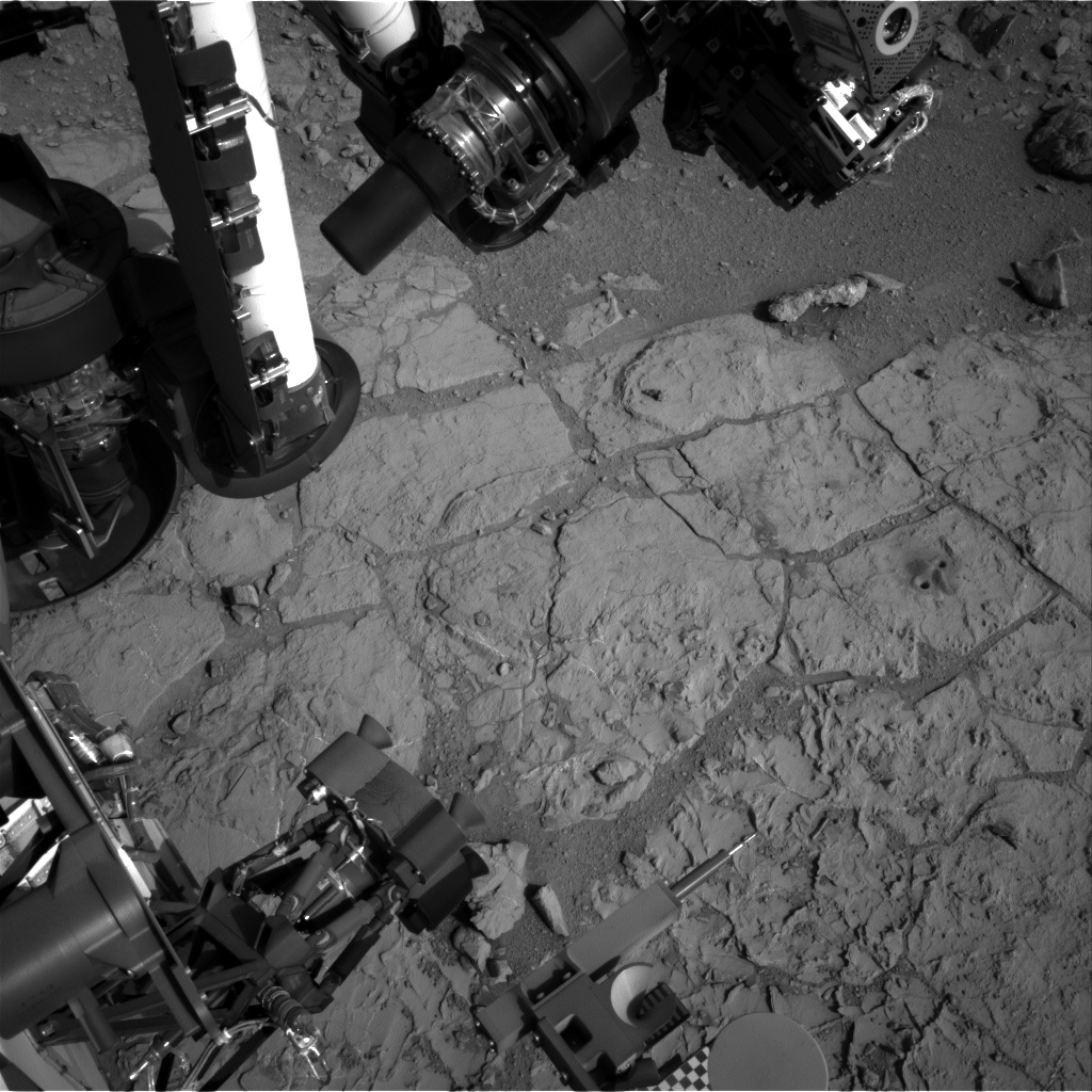 Nasa's Mars rover Curiosity acquired this image using its Right Navigation Camera on Sol 230, at drive 0, site number 6