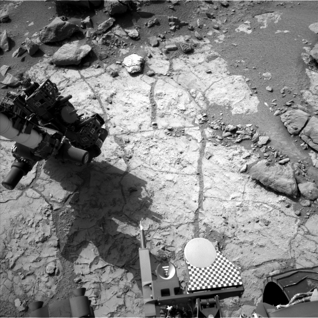 Nasa's Mars rover Curiosity acquired this image using its Left Navigation Camera on Sol 231, at drive 0, site number 6