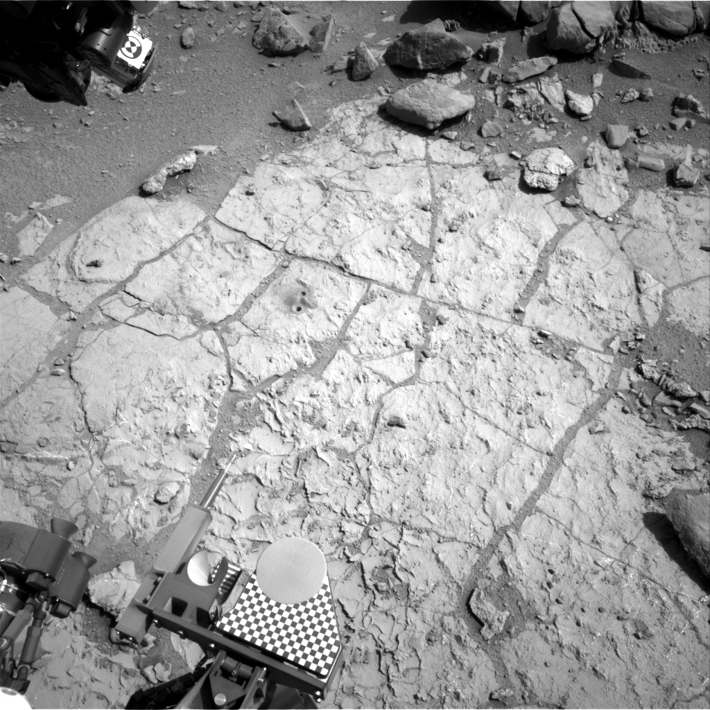 Nasa's Mars rover Curiosity acquired this image using its Right Navigation Camera on Sol 231, at drive 0, site number 6