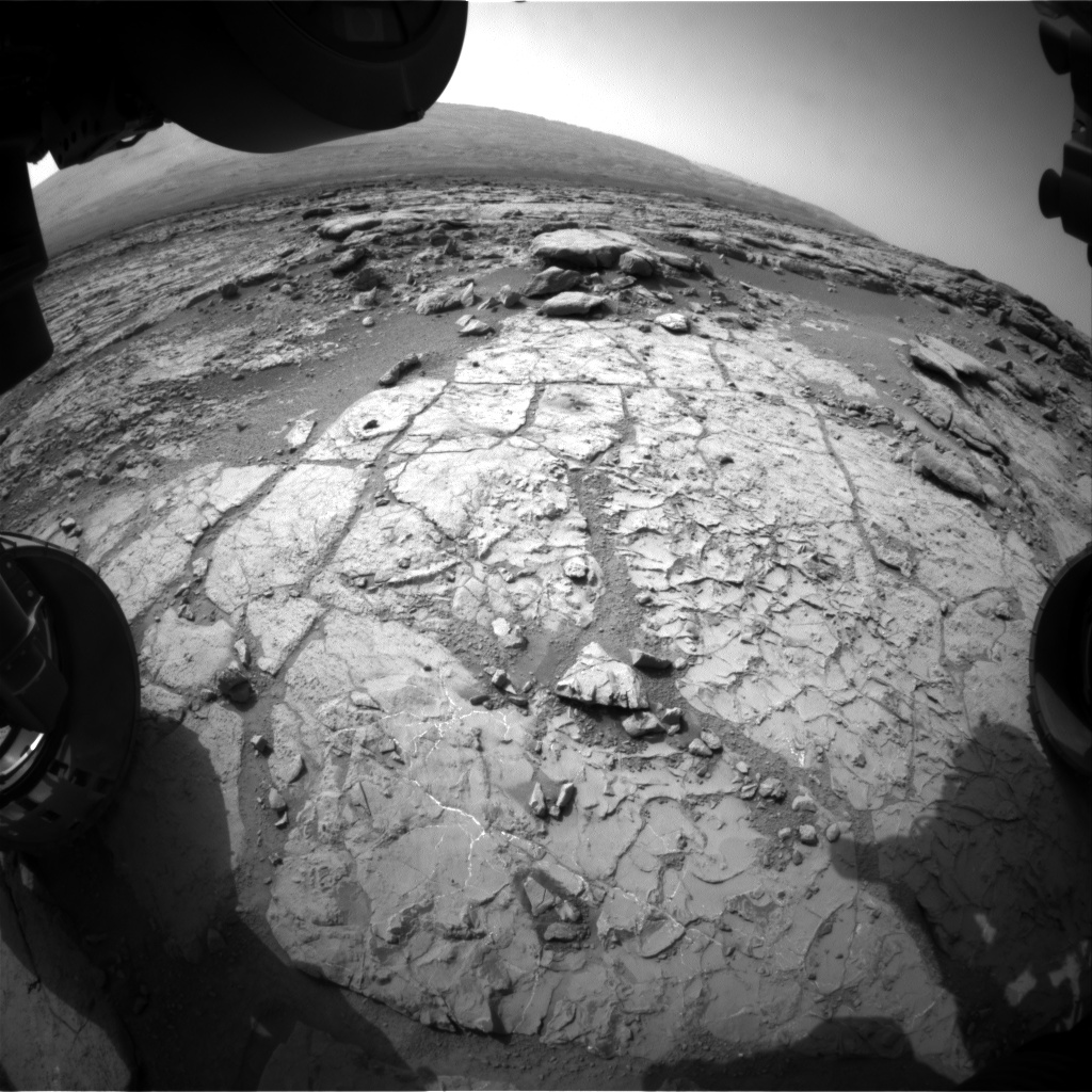 Nasa's Mars rover Curiosity acquired this image using its Front Hazard Avoidance Camera (Front Hazcam) on Sol 234, at drive 0, site number 6