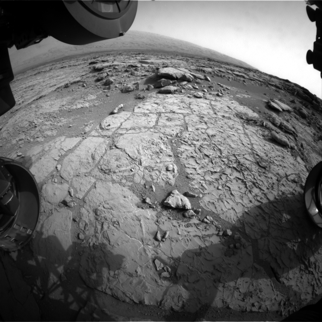 Nasa's Mars rover Curiosity acquired this image using its Front Hazard Avoidance Camera (Front Hazcam) on Sol 268, at drive 0, site number 6