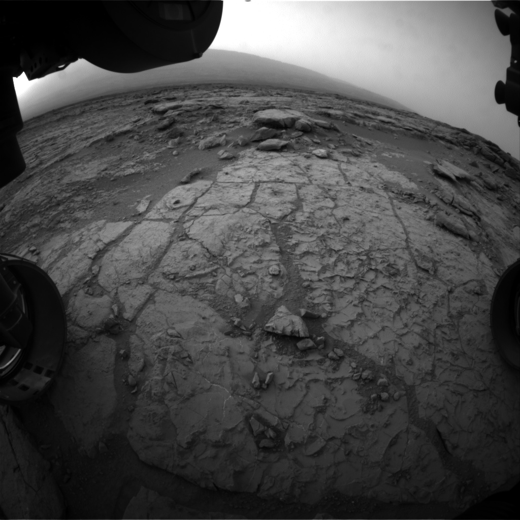 Nasa's Mars rover Curiosity acquired this image using its Front Hazard Avoidance Camera (Front Hazcam) on Sol 269, at drive 0, site number 6
