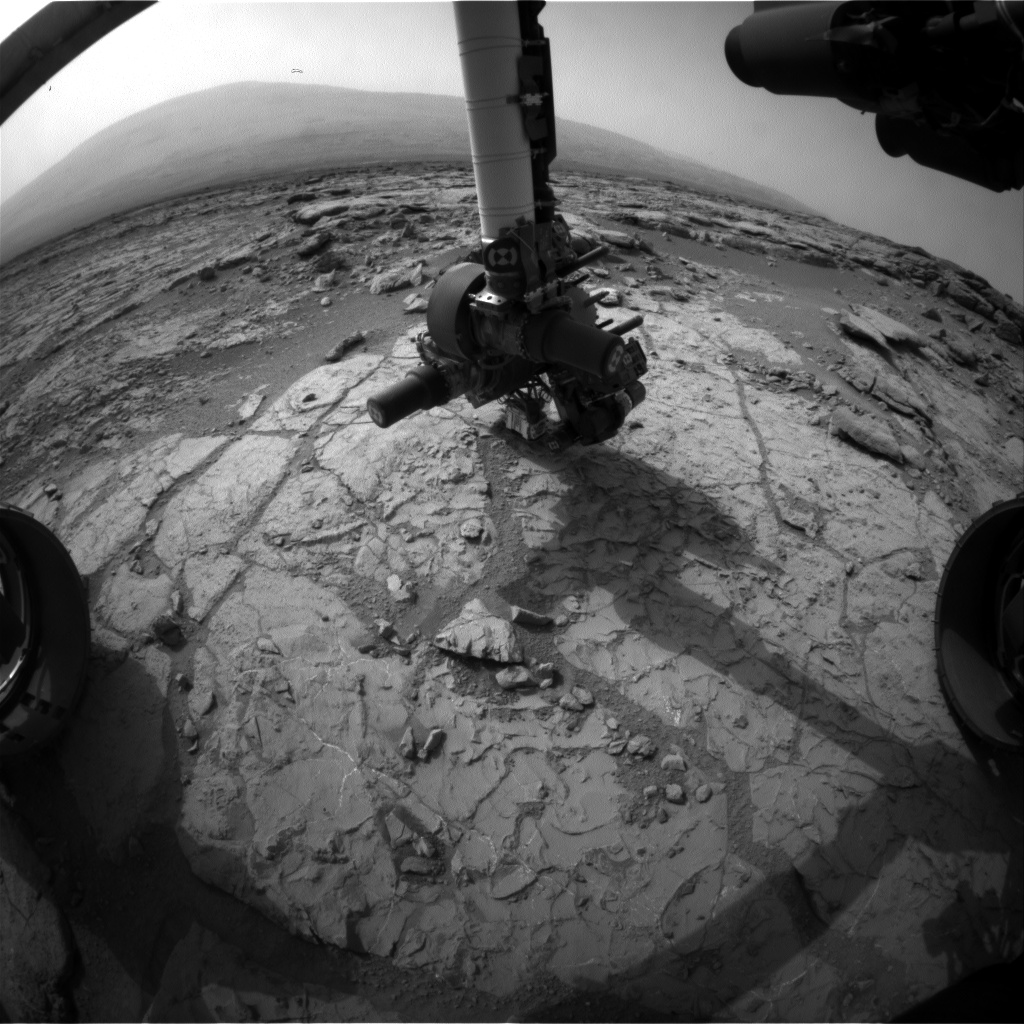 Nasa's Mars rover Curiosity acquired this image using its Front Hazard Avoidance Camera (Front Hazcam) on Sol 271, at drive 0, site number 6