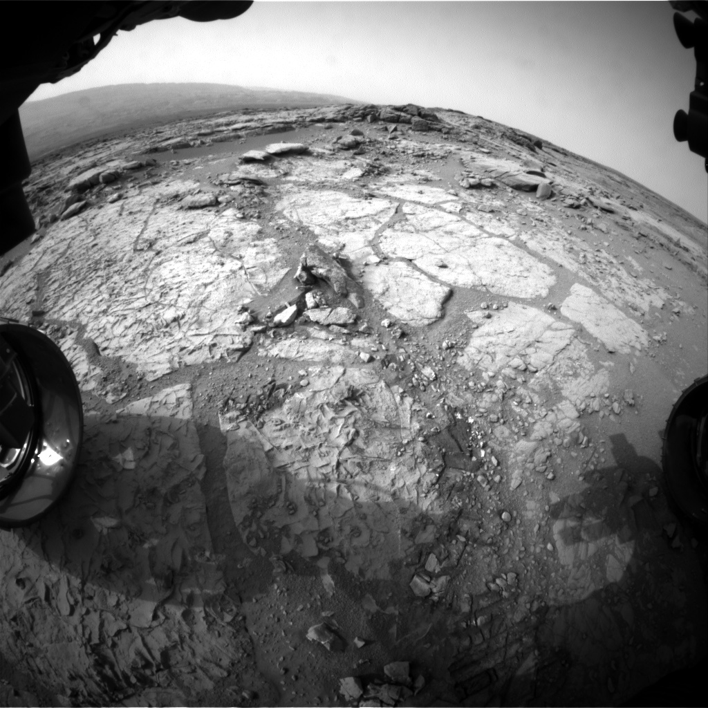Nasa's Mars rover Curiosity acquired this image using its Front Hazard Avoidance Camera (Front Hazcam) on Sol 274, at drive 68, site number 6