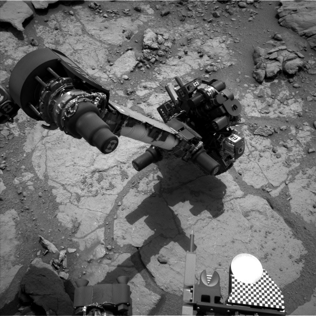 Nasa's Mars rover Curiosity acquired this image using its Left Navigation Camera on Sol 277, at drive 82, site number 6