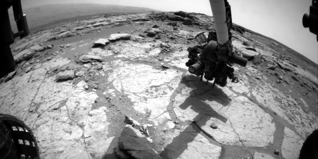 Nasa's Mars rover Curiosity acquired this image using its Front Hazard Avoidance Camera (Front Hazcam) on Sol 279, at drive 82, site number 6