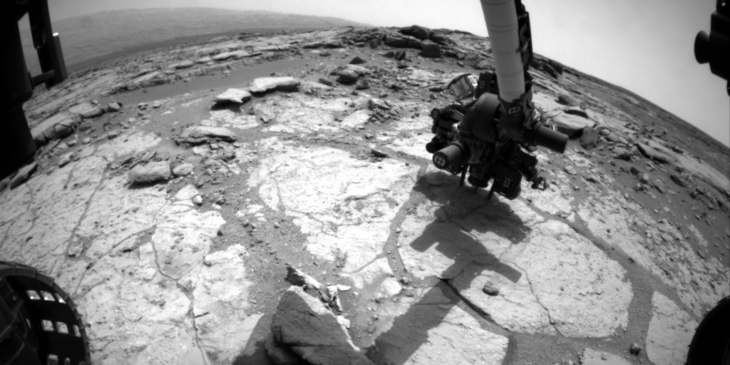 Nasa's Mars rover Curiosity acquired this image using its Front Hazard Avoidance Camera (Front Hazcam) on Sol 279, at drive 82, site number 6