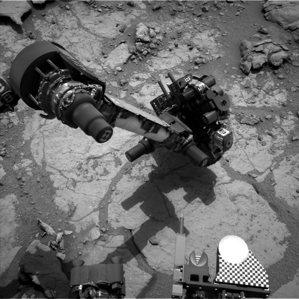 Nasa's Mars rover Curiosity acquired this image using its Left Navigation Camera on Sol 279, at drive 82, site number 6