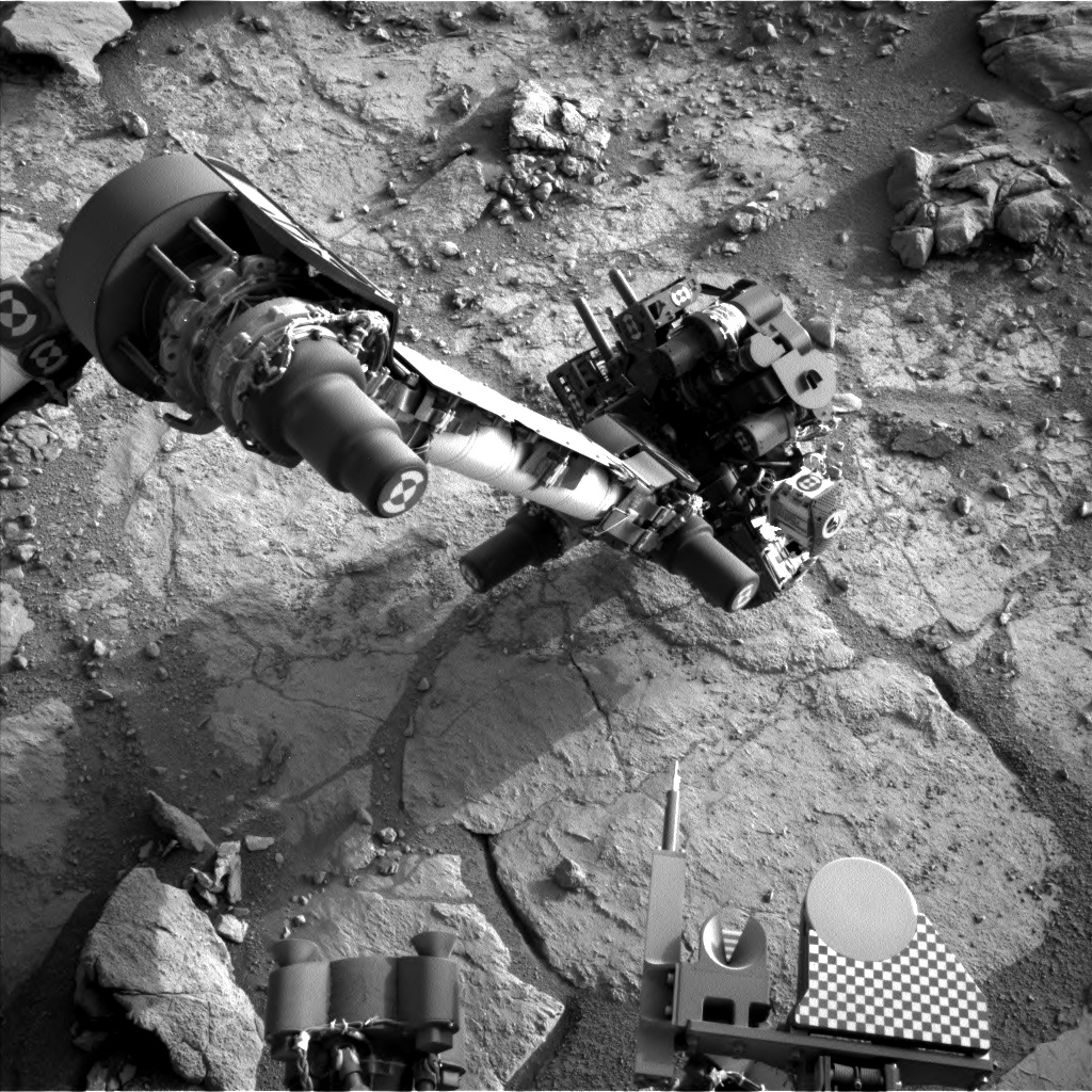 Nasa's Mars rover Curiosity acquired this image using its Left Navigation Camera on Sol 283, at drive 82, site number 6