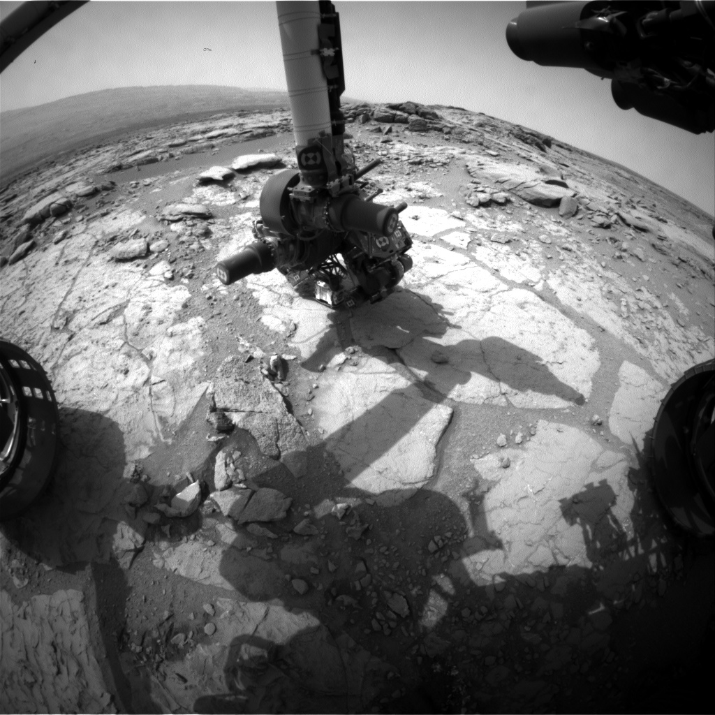Nasa's Mars rover Curiosity acquired this image using its Front Hazard Avoidance Camera (Front Hazcam) on Sol 292, at drive 82, site number 6