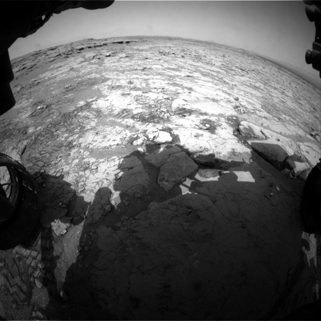 Nasa's Mars rover Curiosity acquired this image using its Front Hazard Avoidance Camera (Front Hazcam) on Sol 296, at drive 116, site number 6