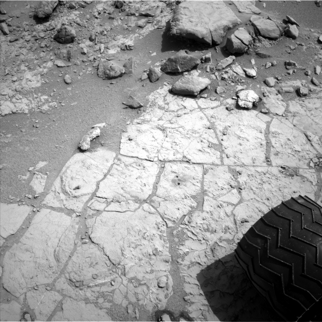Nasa's Mars rover Curiosity acquired this image using its Left Navigation Camera on Sol 296, at drive 116, site number 6