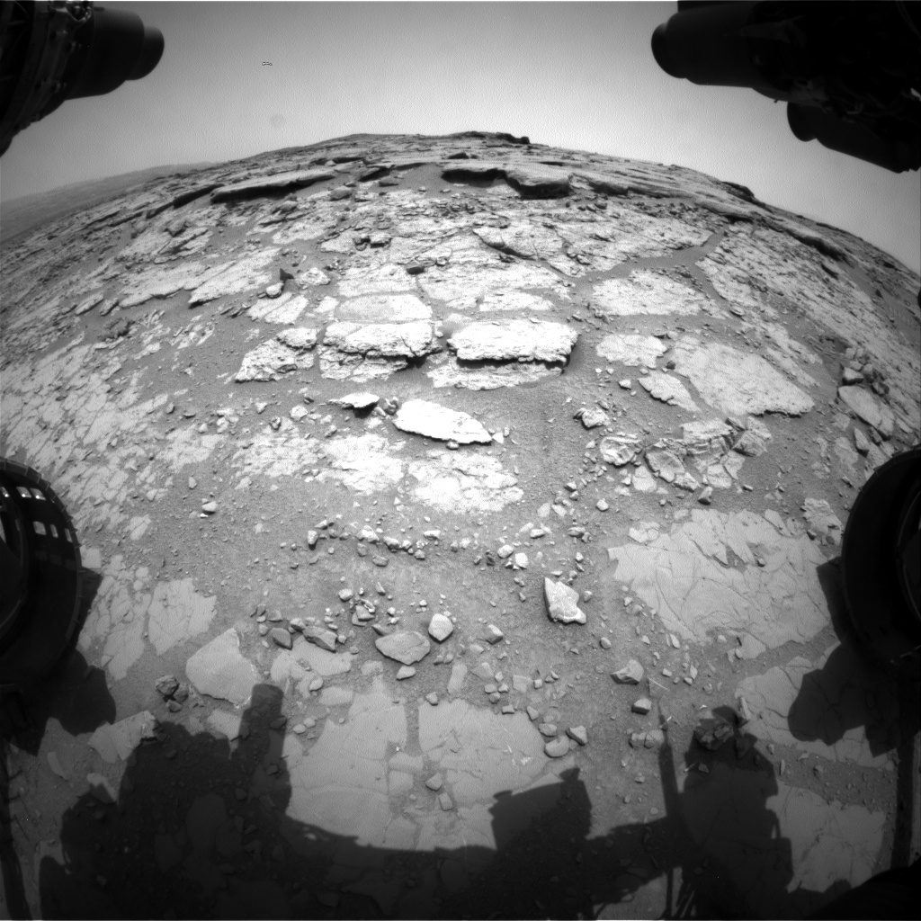 Nasa's Mars rover Curiosity acquired this image using its Front Hazard Avoidance Camera (Front Hazcam) on Sol 297, at drive 224, site number 6