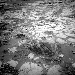 Nasa's Mars rover Curiosity acquired this image using its Left Navigation Camera on Sol 297, at drive 208, site number 6