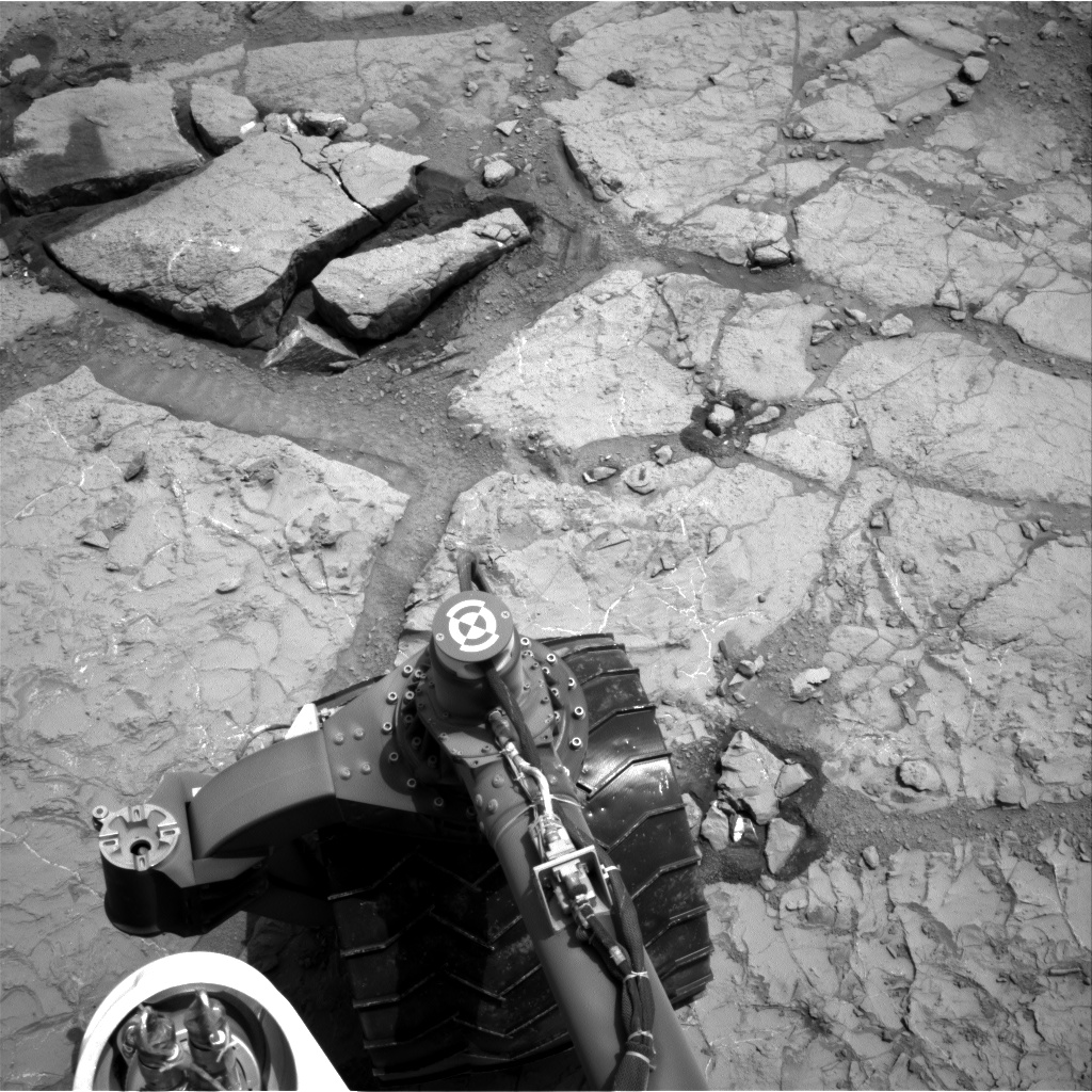 Nasa's Mars rover Curiosity acquired this image using its Right Navigation Camera on Sol 297, at drive 122, site number 6