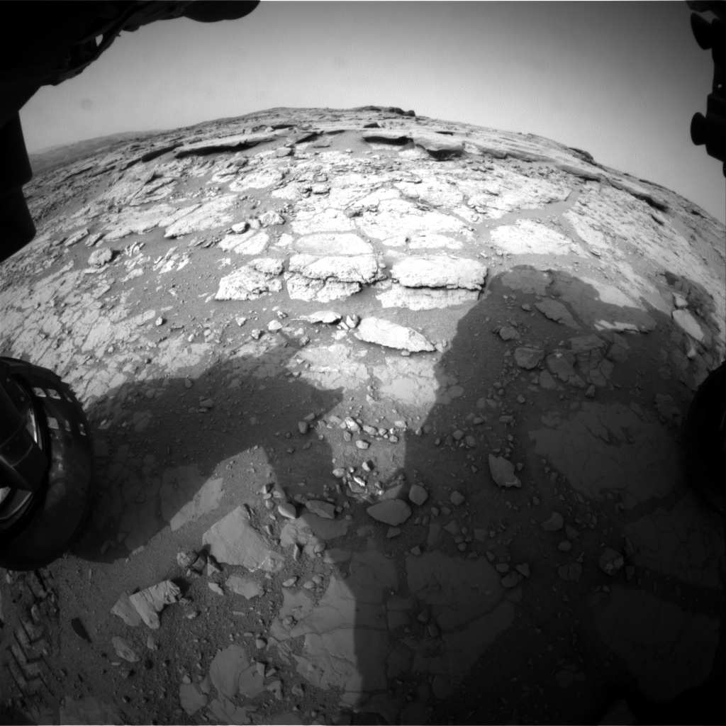 Nasa's Mars rover Curiosity acquired this image using its Front Hazard Avoidance Camera (Front Hazcam) on Sol 299, at drive 224, site number 6