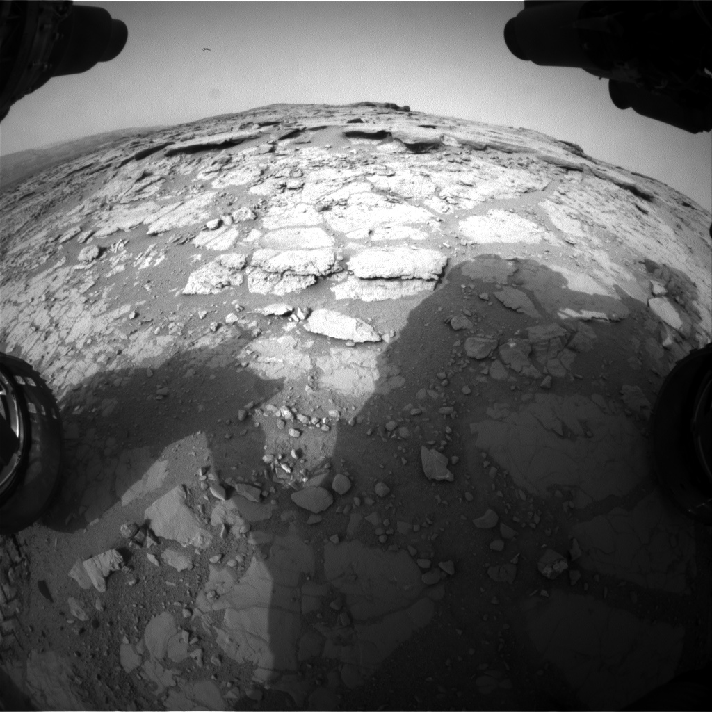 Nasa's Mars rover Curiosity acquired this image using its Front Hazard Avoidance Camera (Front Hazcam) on Sol 299, at drive 224, site number 6