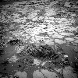 Nasa's Mars rover Curiosity acquired this image using its Left Navigation Camera on Sol 299, at drive 230, site number 6