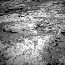 Nasa's Mars rover Curiosity acquired this image using its Left Navigation Camera on Sol 299, at drive 248, site number 6