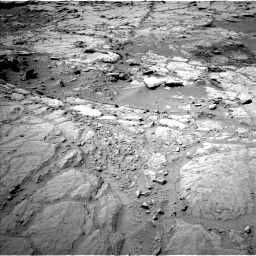 Nasa's Mars rover Curiosity acquired this image using its Left Navigation Camera on Sol 299, at drive 296, site number 6