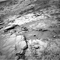 Nasa's Mars rover Curiosity acquired this image using its Right Navigation Camera on Sol 299, at drive 266, site number 6
