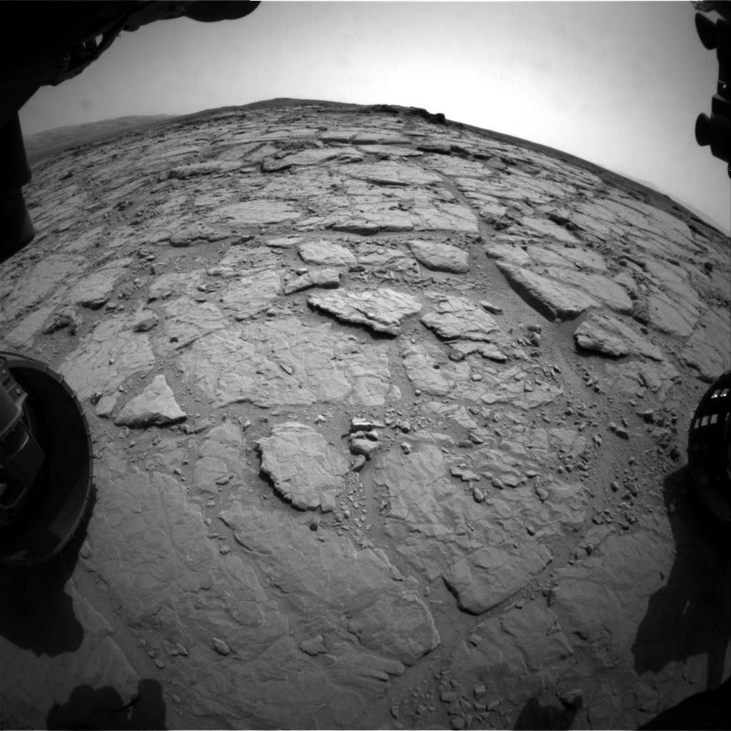 Nasa's Mars rover Curiosity acquired this image using its Front Hazard Avoidance Camera (Front Hazcam) on Sol 300, at drive 308, site number 6