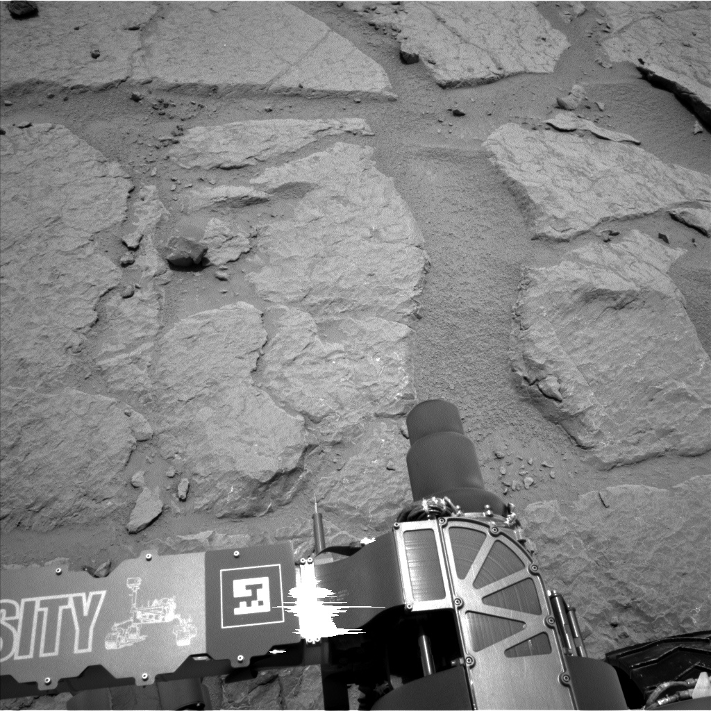 Nasa's Mars rover Curiosity acquired this image using its Left Navigation Camera on Sol 301, at drive 410, site number 6