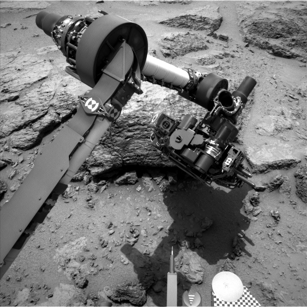 Nasa's Mars rover Curiosity acquired this image using its Left Navigation Camera on Sol 303, at drive 450, site number 6
