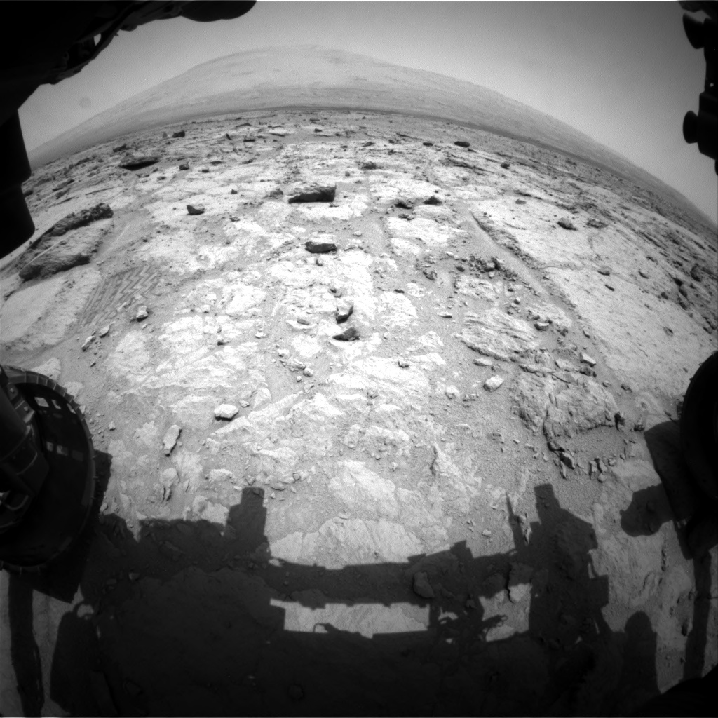 Nasa's Mars rover Curiosity acquired this image using its Front Hazard Avoidance Camera (Front Hazcam) on Sol 307, at drive 540, site number 6