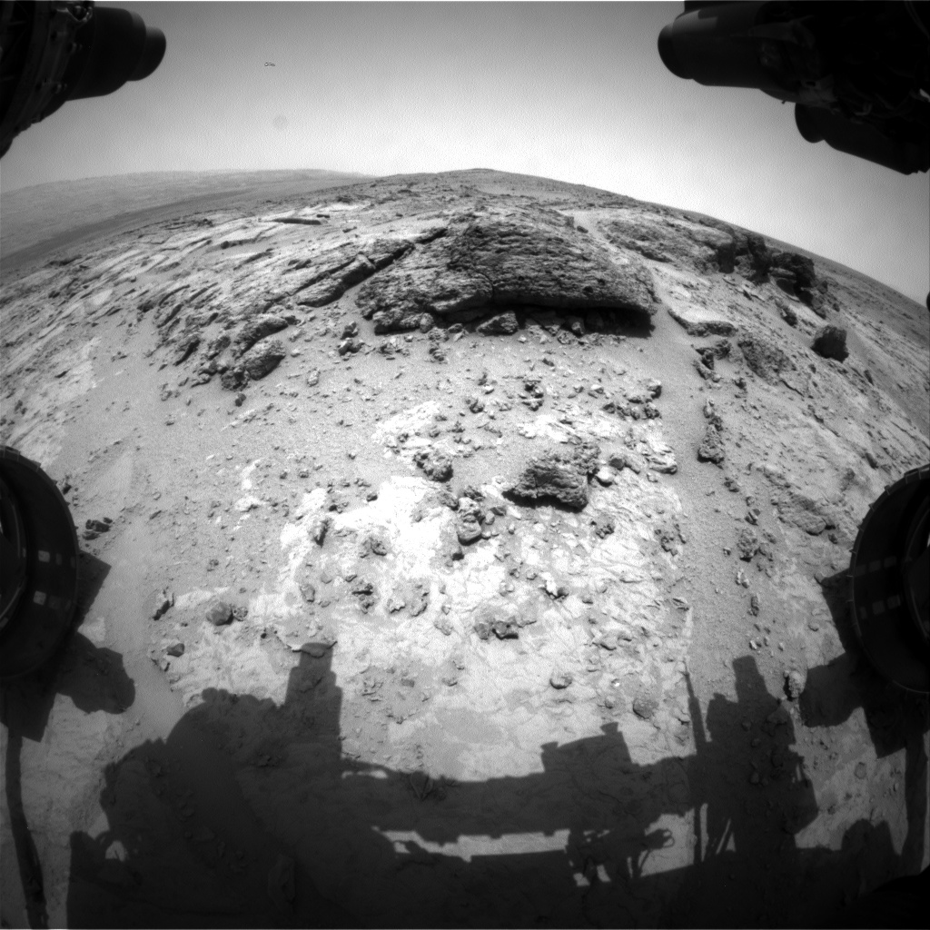 Nasa's Mars rover Curiosity acquired this image using its Front Hazard Avoidance Camera (Front Hazcam) on Sol 307, at drive 450, site number 6