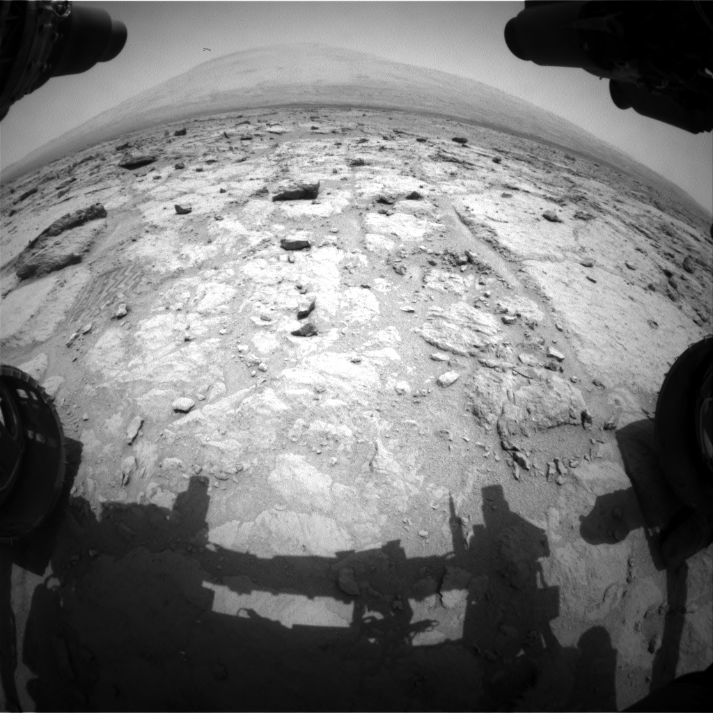 Nasa's Mars rover Curiosity acquired this image using its Front Hazard Avoidance Camera (Front Hazcam) on Sol 307, at drive 540, site number 6