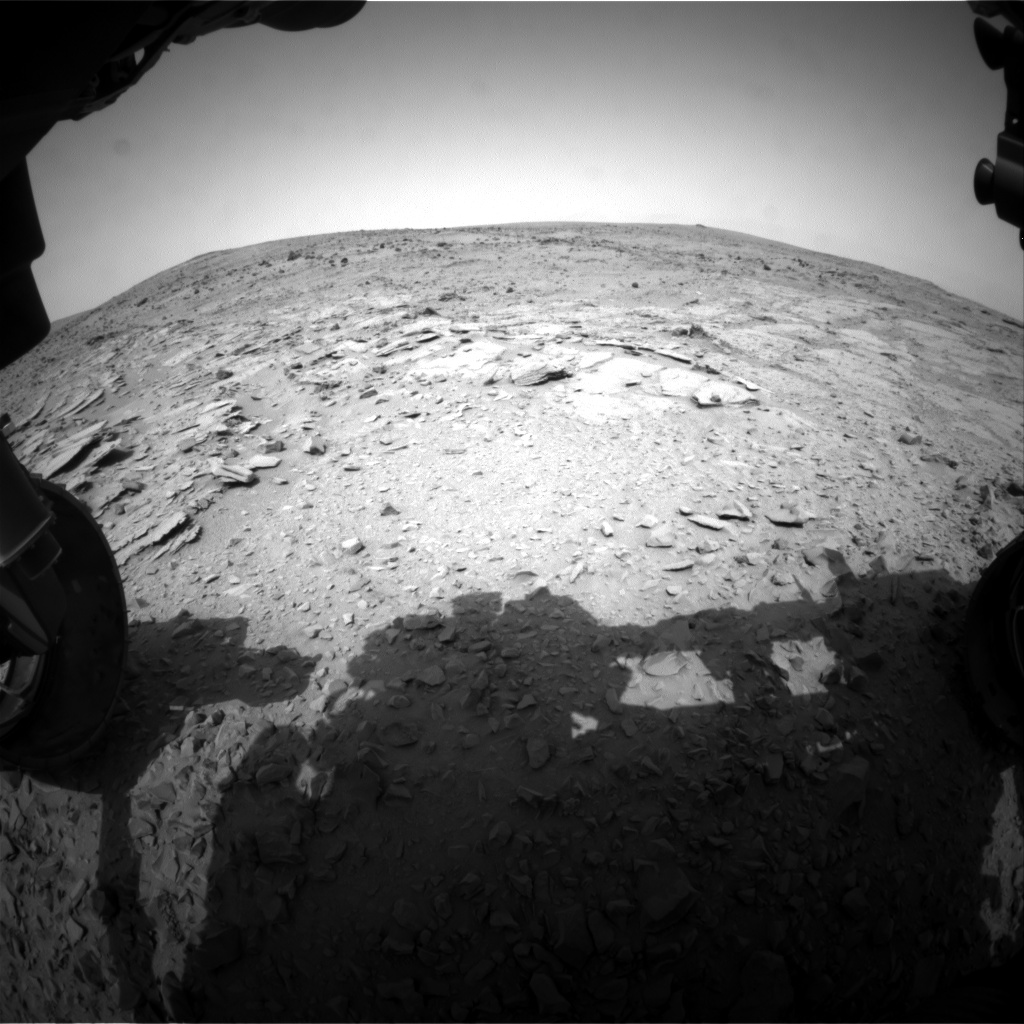 Nasa's Mars rover Curiosity acquired this image using its Front Hazard Avoidance Camera (Front Hazcam) on Sol 310, at drive 658, site number 6