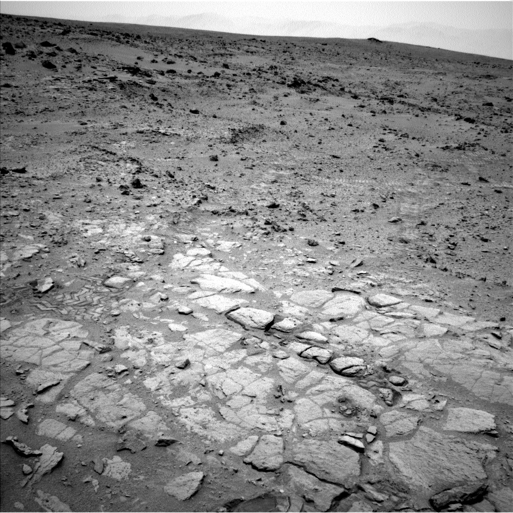 Nasa's Mars rover Curiosity acquired this image using its Left Navigation Camera on Sol 313, at drive 694, site number 6