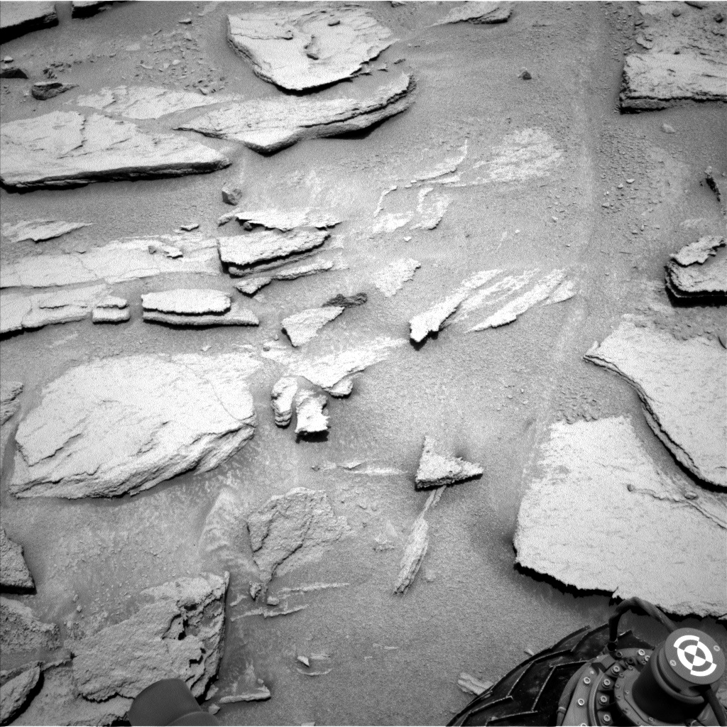 Nasa's Mars rover Curiosity acquired this image using its Left Navigation Camera on Sol 313, at drive 704, site number 6