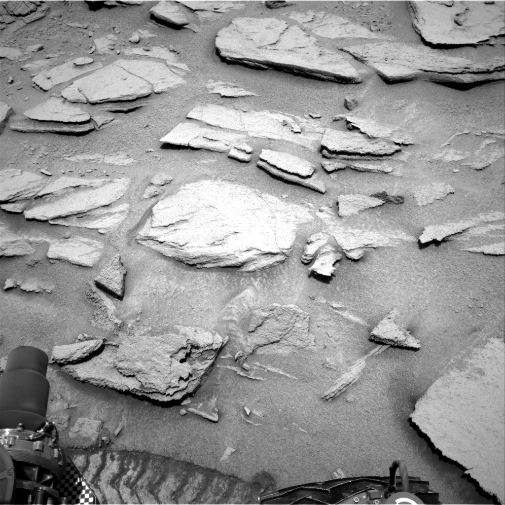 Nasa's Mars rover Curiosity acquired this image using its Right Navigation Camera on Sol 313, at drive 704, site number 6