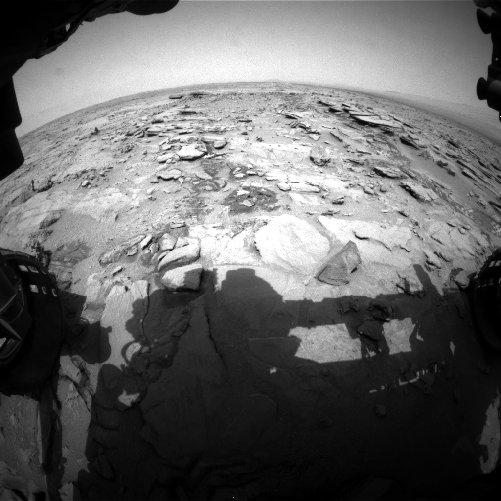 Nasa's Mars rover Curiosity acquired this image using its Front Hazard Avoidance Camera (Front Hazcam) on Sol 317, at drive 752, site number 6