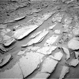 Nasa's Mars rover Curiosity acquired this image using its Left Navigation Camera on Sol 317, at drive 716, site number 6