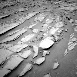 Nasa's Mars rover Curiosity acquired this image using its Left Navigation Camera on Sol 317, at drive 728, site number 6