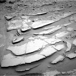 Nasa's Mars rover Curiosity acquired this image using its Left Navigation Camera on Sol 317, at drive 734, site number 6