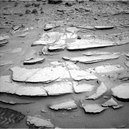 Nasa's Mars rover Curiosity acquired this image using its Left Navigation Camera on Sol 317, at drive 764, site number 6