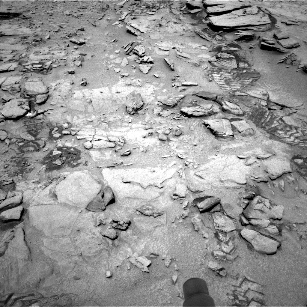 Nasa's Mars rover Curiosity acquired this image using its Left Navigation Camera on Sol 317, at drive 764, site number 6